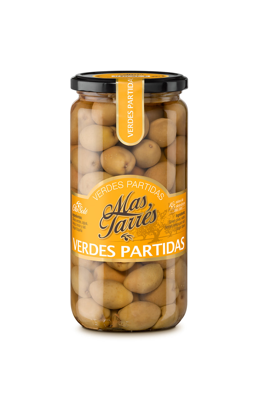 Mas Tarrés split olives jar - 450g