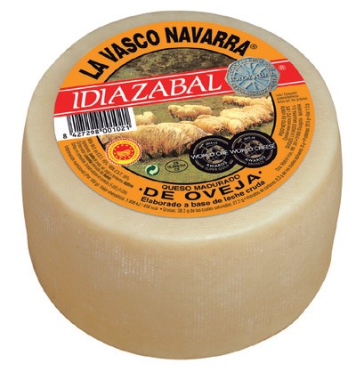 Idiazábal unpasteurized sheep cheese 3kg wheel 12 month cure